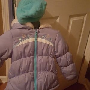 London Fog Lavender Coat with Hat